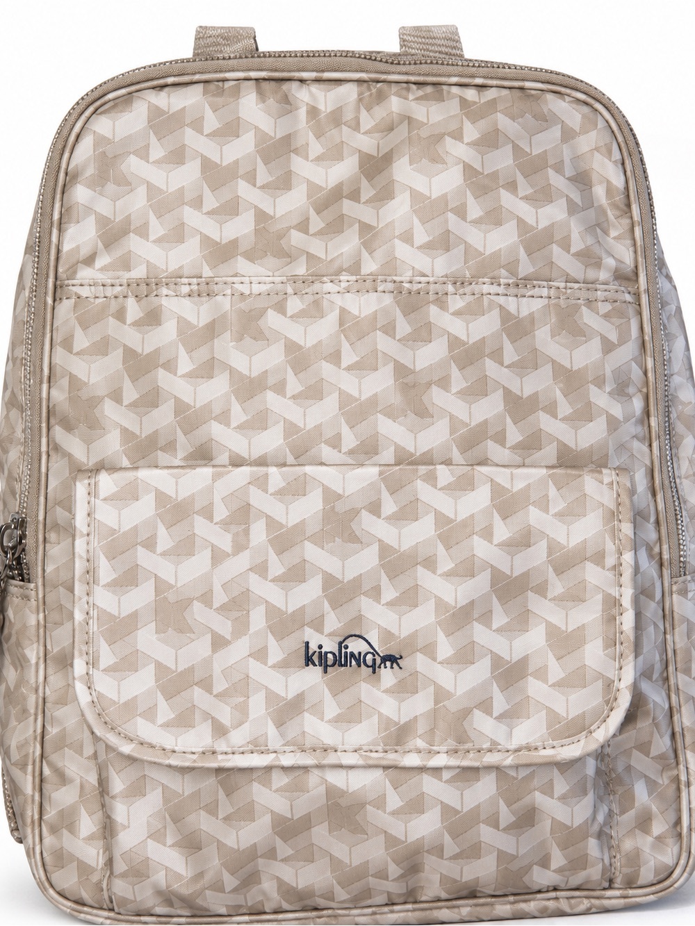 Kipling Backpack Sandra Beige Slim Travel Bag City